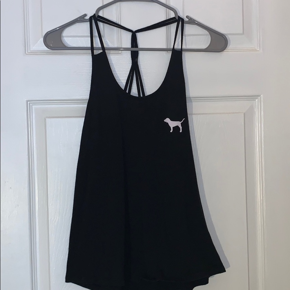 Black tank top